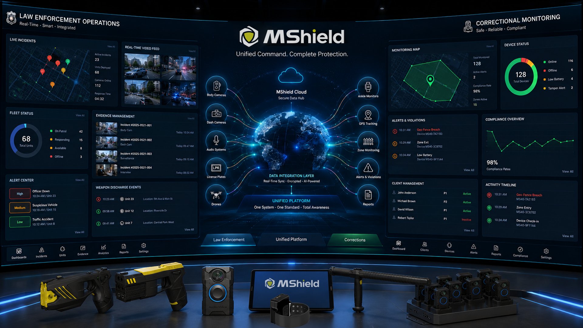 MShield Unified Command Platform