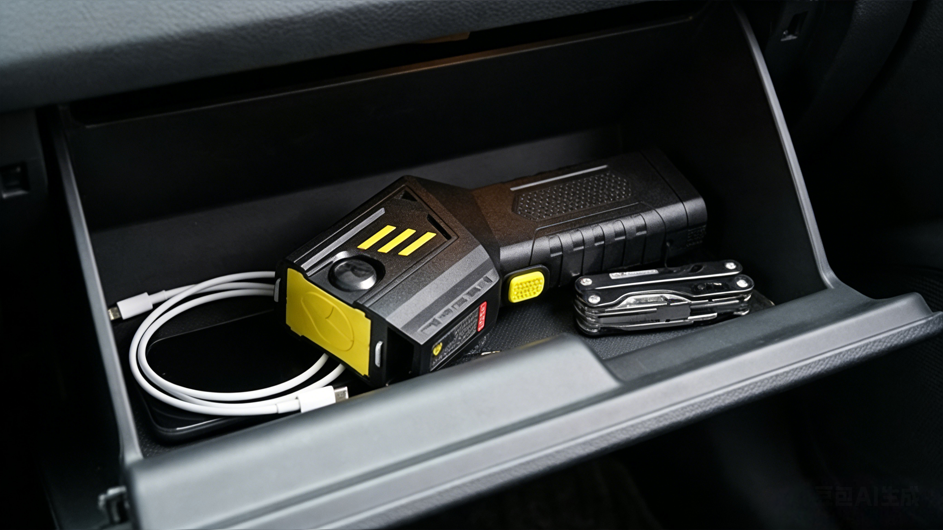 Ares S1 stored in glove box